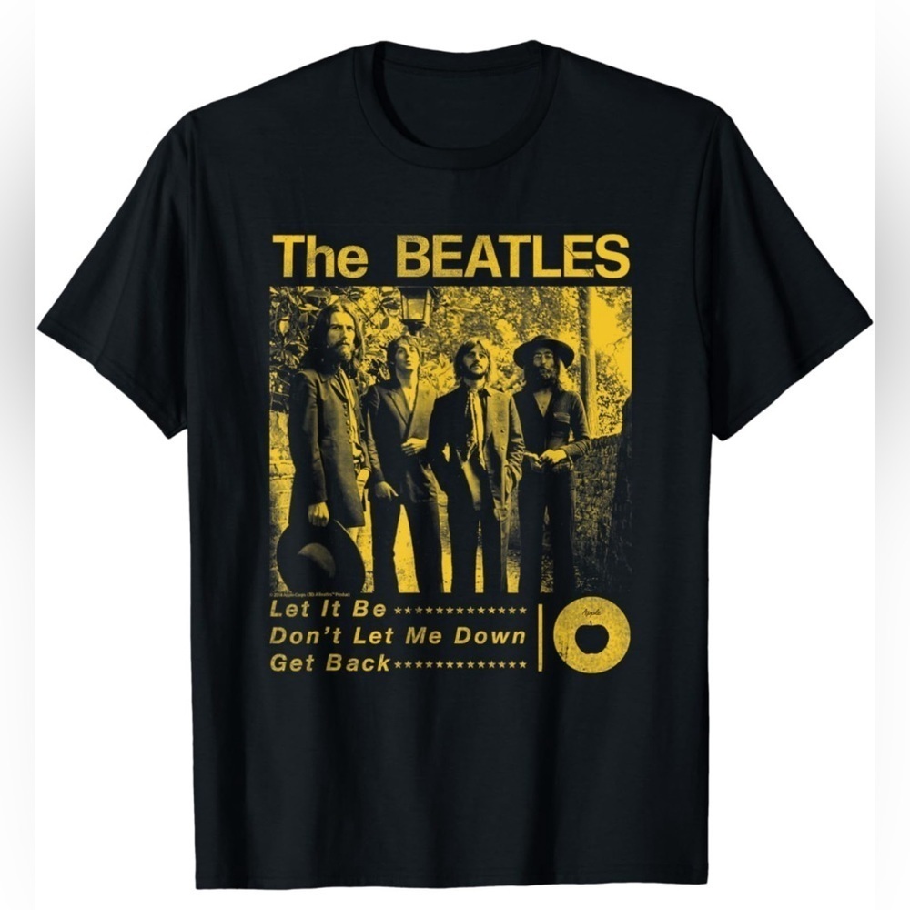 NWOT- The Beatles Garden T-Shirt- Unisex SIZE: Medium
